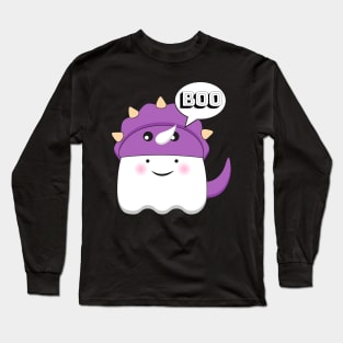 Cute Ghost Boo Long Sleeve T-Shirt